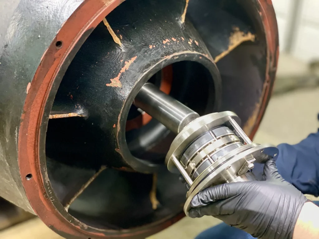 Mechanical seal replacement