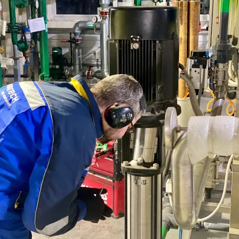 Абонентское обслуживание насосов Grundfos на предприятии энергетики.
