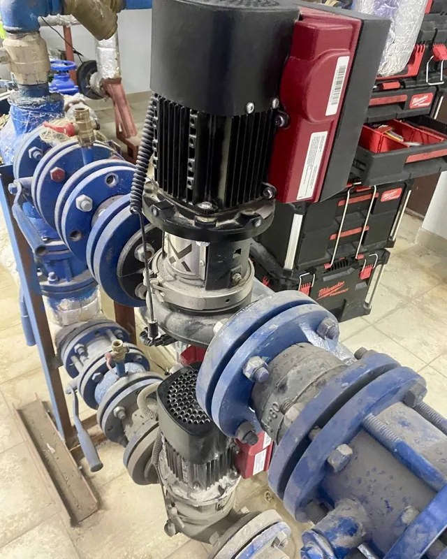 Диагностика и техническое обслуживание насосной пары Grundfos TPE.